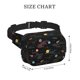 thumbnail image 4 of Fotbe Galaxy Cangurera Cuadrada con Estampado de Doble Capa, Bolsa de Cintura Ajustable Mini para Hombres y Mujeres, 4 of 9