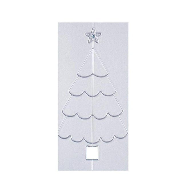 Troqueles De Corte De Metal Para Árbol De Navidad, Plantilla De Acero Al Carbono Para Álbum De Recortes, Plantilla Para Tarjeta De Papel, Molde En Relieve