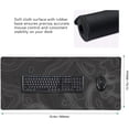 thumbnail image 3 of Large Gaming Mouse Pad Topographic Map Lines Contour Geographic PC Computer Keyboard XXL Mouse Mat Desk Pad Non-Slip Desk Mat for Home Office Gaming Work, 35.5 X 16 in, 3 of 6
