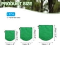 thumbnail image 2 of Uxcell Stuff Sacks, Waterproof Outdoor Storage Sack Portable Drawstring Dust Flap Bag for Camping Green, 2 of 7