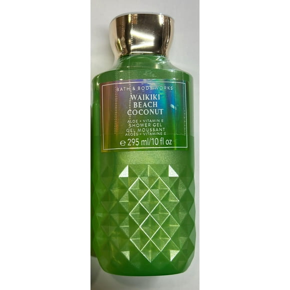 Bath and Body Works WAIKIKI - BEACH COCONUT Shower Gel 10 Fluid Ounce (2020 Edition)