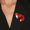 thumbnail image 3 of Kkkded Broche Épingle Forme Renard Vif Strass Broche pour Femmes - pour Fêtes, 3 of 7