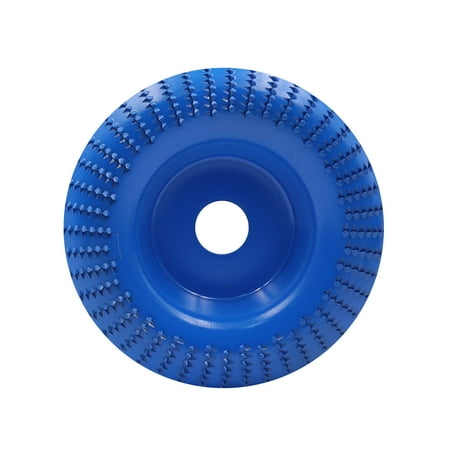 

Kangnenghuishiye Wood Carving Disc for 4 Or 4 1/2 Inch Angle Grinder with 0.63 / 0.87 Inch Arbor Grinding Wheel Shaping Disc for Wood Cutting Woodworking Polishing Wheel