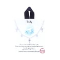 thumbnail image 2 of Trinity Cross Charm Message Necklace Rhodium, 2 of 2