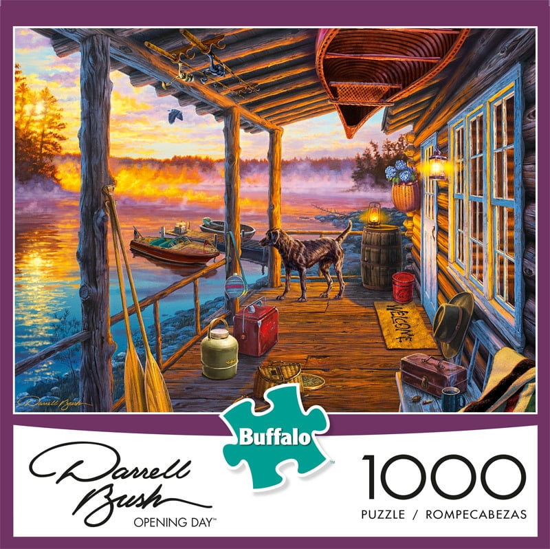Buffalo Darrell Bush Artwork Nature Assorted Scene  1000 Piece Jigsaw Puzzle 