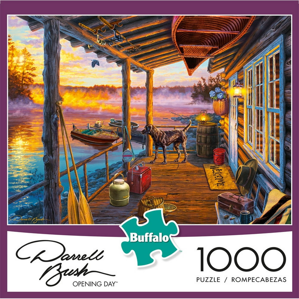 Buffalo Games Darrell Bush Opening Day 1000 Pieces Jigsaw Puzzle