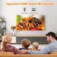 thumbnail image 2 of Microscopio Hayve 1200X 16 MP HDMI con pantalla IPS de 7 pulgadas+32 GB, 2 of 5