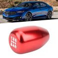 thumbnail image 3 of Qiilu 5 Speed  Knob, 5 Speed Manual   Knob Aluminum Red Auto Car Shifter Lever Universal Modified Parts, 3 of 8