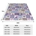 thumbnail image 3 of Sikiie Lavender Flowers Ultra-Soft Micro flannel Blanket Luxury All Seasons Warm Blanket for Bedding Sofa and Travel (4 sizes)-50"x40", 3 of 7
