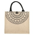 thumbnail image 2 of Bolsa de yute, bolsa de yute cuadrada vintage, bolsa de yute vintage, bolsa de compras de yute, mayor durabilidad, 2 of 9