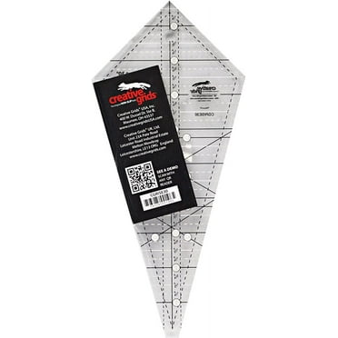 Creative Grids Starburst 30 Degree Triangle Quilt 9-1/2in Ruler CGRISE30