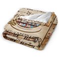 thumbnail image 3 of Book Lovers Gifts Blanket Flannel Fleece Reading Librarian Coffee Throw Blanket Cozy Plush Ultra Soft Fuzzy Reader Bookworm Graduation Blankets for Girls Women Boys Men 80"X60", 3 of 6