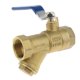 thumbnail image 3 of Válvula de de latón forjado de 3/4 de con para aceite de agua - DN20 , fácil de instalar Zulema Válvula de bola de filtro de latón, 3 of 8