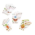 thumbnail image 3 of OUNONA 16 Sheets Easter Decal Rabbit Sticker Kids Easter Party Favor Fun Craft Project(Easter Eggs + Rabbit + Basket + Carrot 4 Sheets For Each Pattern), 3 of 6