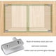thumbnail image 3 of Paquete de 4 pivotes para puertas de cristal, bisagras para puertas de cristal, acero inoxidable, aptos para cristal de 5 a 8 mm., 3 of 5