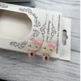 thumbnail image 4 of Press on Nails con Diseño Cute Press on Nails Longitud Mediana Negro, 4 of 5