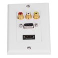 thumbnail image 4 of Instale el panel de enchufes, enchufe de pared para audio y vídeo, enchufe de pared para audio y vídeo, placa de pared para subwoofer, valor inmejorable, 4 of 8
