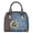 Blue-Sunflower with Inspirational Verse, variant on Leopard Print Satchel Purses and Handbags Purses for Women, Portable Satchel Handbags Hobo Bag, Fashion Pu Leather Shoulder Crossbody Top Handle Purse with Zipper, Brown