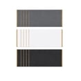 thumbnail image 2 of QualiVow Soft Coral Fleece Towel Set with Gold Striped Border for Bathroom Use, Absorbent Hand Towels for Daily Face Washing and Home Care, 2 of 7