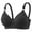B_ Black, variant on SMihono Women's Wireless Lace Bras Comfortable Striped Push Up Bra Supportive No Underwire Bralettes Everyday Seamless Sexy Tshirt Bras Khaki 40