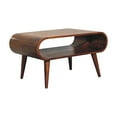 thumbnail image 2 of Artisan Furniture Solid Wood Open Chestnut Coffee Table, 2 of 8