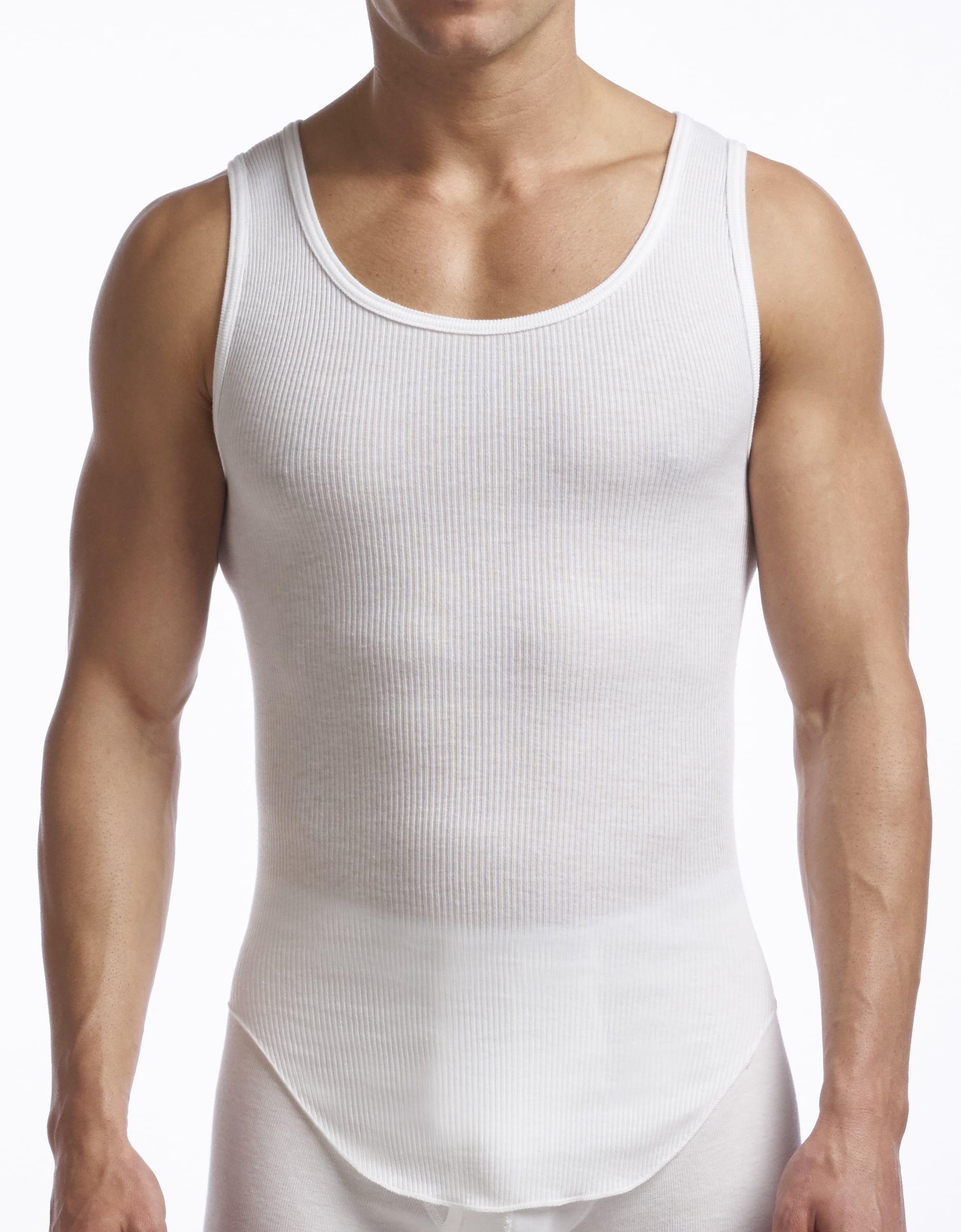 Stanfield's 2-Pack Adult Mens Supreme Cotton Blend Tank Undershirt, Sizes  S-5XL