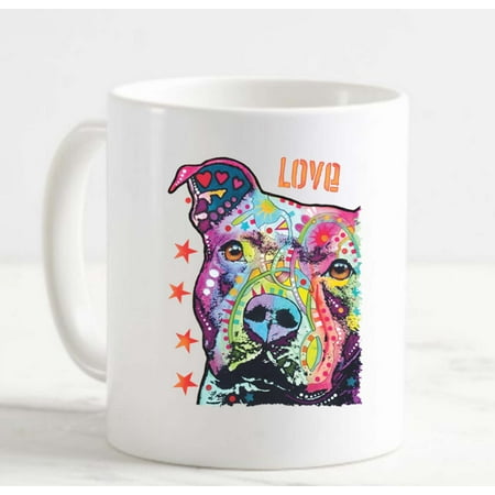 

Coffee Mug Pitbull Love Neon Pub White Coffee Mug Funny Gifts Cup