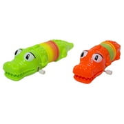 Set of Two Wind Up Snapping Magic Spring Crocodiles