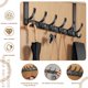 thumbnail image 3 of Gancho para Puerta con 12 Ganchos, Perchero para Puerta Sin Taladrar y Robusto, Colgador para Ropa, Toallas, Bolsas y Gorras. Ideal para Dormitorio, Baño, Cocina. Fácil de Instalar (Negro A), 3 of 4