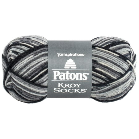 UPC: 0057355317918 | Patons Kroy Socks Yarn-Slate Jacquard
