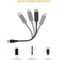thumbnail image 5 of Luz nocturna de estrellas para techo de coche, proyector de estrellas USB portátil flexible y ajustable, proyector de estrellas LED, iluminación romántica para interiores, decoraciones para techo, dor, 5 of 5