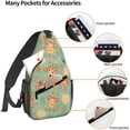 thumbnail image 4 of Sling Backpack Crossbody Sling Bag for Women Men Shoulder Bag Travel Hiking Daypack, 4 of 6