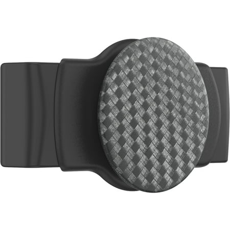 PopSockets - PopGrip Slide Stretch Cell Phone Grip and Stand for Most Cell Phone Cases - Carbonite Weave