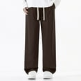 thumbnail image 4 of Styesk Men's Pants Men's Solid Color Pocket Work Pants Straight Leg Pants, 4 of 6