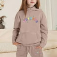 thumbnail image 2 of MEZZALL Toddler Fall Outfits for Girl Boy Long Sleeve Hoodie Top and Long Sweatpants Set Toddler Sweatsuit, 2 of 4