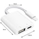 thumbnail image 2 of Adaptador USB para cámara, Adaptador OTG de toma USB compatible con teléfono, Adaptador USB portátil para teléfono con puerto de carga, Adaptador USB, sin aplicación, soporte para lector de tarjetas, 2 of 4