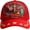Red, variant on Eagle & Liberty & Cross United States 250th Anniversary Hat, United States 250th Anniversary Adjustable Baseball Cap