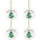 thumbnail image 2 of Ganfancp Madera Arte Personalizado Sobrevivió Familia de Ornamento 2025 Navidad Decoración de Vacaciones Rebajas Hoy Liquidación 4Pc Colgante Árbol de Navidad, 2 of 7