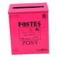 thumbnail image 5 of Buzón de correos retro europeo para exteriores, montado en la pared, buzón de correos Rosa roja, 5 of 6