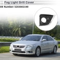 thumbnail image 2 of Cubierta de rejilla de luz antiniebla frontal derecha única para Toyota Corolla 2014-2017, inserciones de cubierta de luz antiniebla del parachoques inferior delantero No.5203002190 ABS 1 Pc, 2 of 7