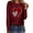 Red, variant on BLTIBY 2025 Valentine's Day Sweatshirts for Women Autumn Spring Crewneck Long Sleeve Funny Love Heart Graphic Valentines Shirts Casual Valentines Pullover Top Black XXL