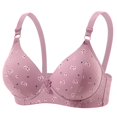 thumbnail image 3 of MEICHEN Wireless Everyday Bra for Women Print Comfort No Underwire Adjustable Strap Full Coverage Tshirt Bras, 3 of 8
