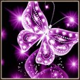 thumbnail image 2 of Cuadros Decorativos Mariposa 5D taladro completo diamante pintura bordado punto de cruz DIY (rosa) Wdftyju embutido en tela, 2 of 8