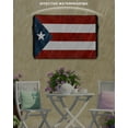 thumbnail image 3 of Puerto Rico Flag Outdoor TV Cover 40 to 43 Inch Weatherproof, Palm Leaf Botanical Red Striped Blue Star 600D Oxford TV Covers with Waterproof Zipper, Outside Flat TV Screen Protector 40"Wx25"Hx4.5"D, 3 of 7