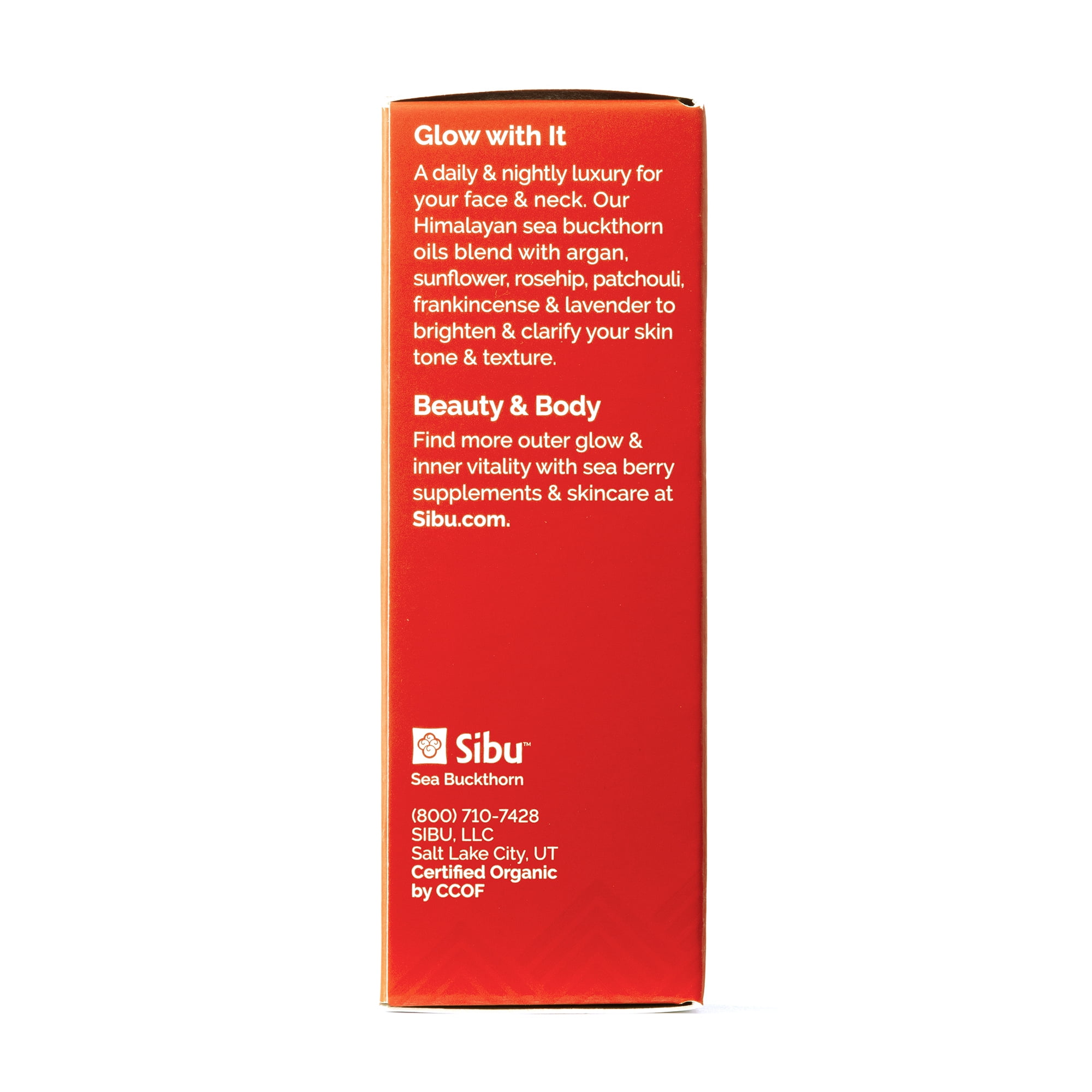 SIBU USDA Organic Premium Luxe Oil With Sea Buckthorn