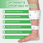 Orthomen Ankle Foot Orthosis Support - AFO Splint - Drop Foot Brace
