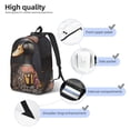 thumbnail image 4 of Honeii Graffiti Cool Duck Print Canvas College Laptop Backpack, Durable Rucksack Travel Notebook Bag School Backpack Book Bag for Men Women-Small, 4 of 7