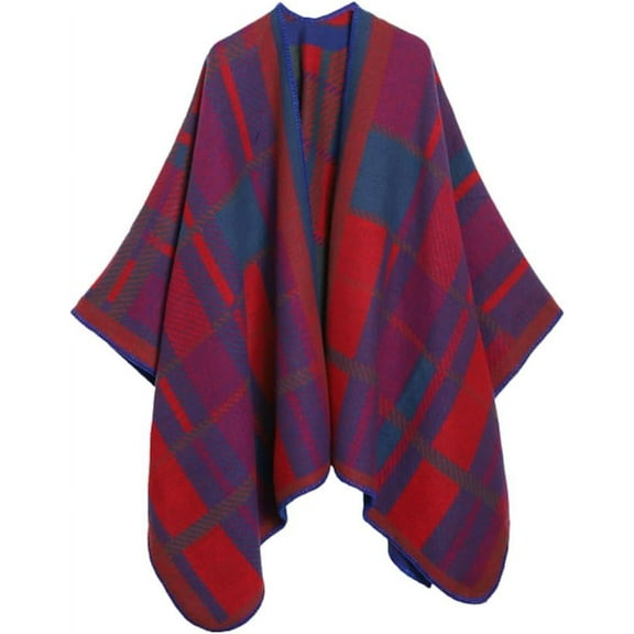 YooGuoGuo Knit Tassel Shawl Wraps for Women Fashion Open Front Blanket Travel Scarf Winter Warm Poncho Capes Ethnic Cardigan Coat