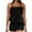 Black, variant on VerPetridure Tankini Bathing Suits for Women High Waisted Two Piece Swimsuits Tummy Control Swimwear Loose Swim Suit with Boyshorts