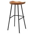 thumbnail image 5 of Concord Backless Wood Bar StoolsSet of 2 in Walnut, 5 of 10